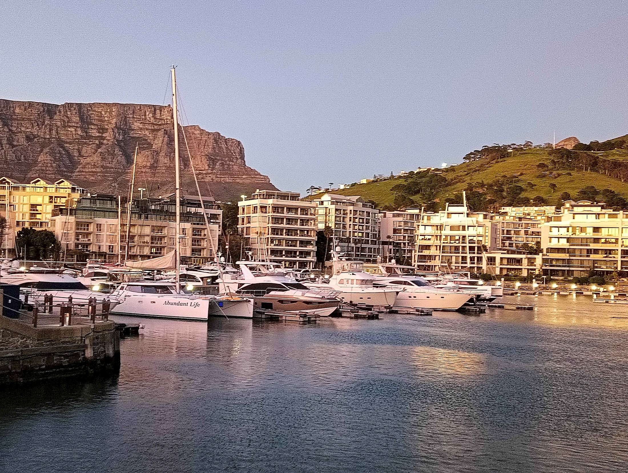 Victoria and Alfred Waterfront - with Table Mountain in Background